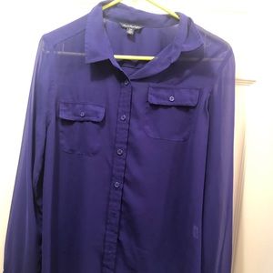 American Eagle Semi-Sheer Blouse